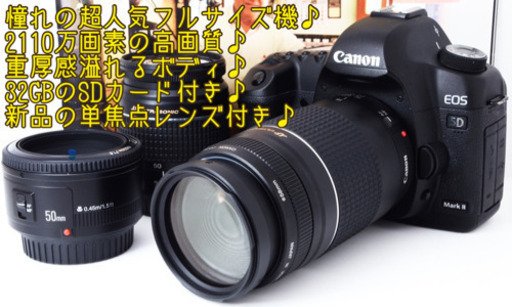 ●S数驚きの8980回●極上級●新品レンズ●キャノン 5D MARK II ゆうパック代引き発送！送料、代引き手数料無料！