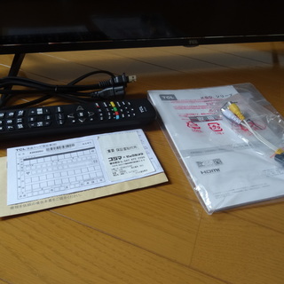 新品同様です。2019年ＴＣＬ４３インチハイビジョン液晶テレビ「４３Ｋ６００Ｕ」保証期間約１０か月あり