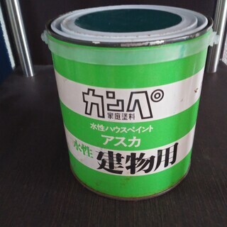 ｱｳﾄﾚｯﾄ　　ｶﾝﾍﾟ　水性建物用　　あおみどり　　0.7L　　1缶