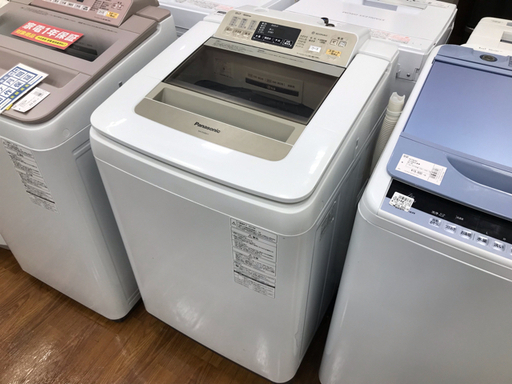 6ヶ月間の保証付　Panasonic（パナソニック）9.0kg　全自動洗濯機