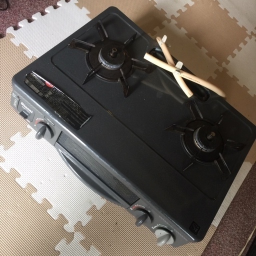 【比較的美品です】火力の強い リンナイ ガステーブル