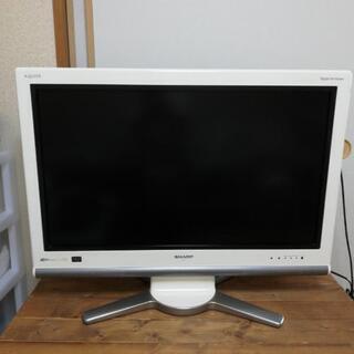 AQUOSテレビ　ホワイト　2007年製　中古品