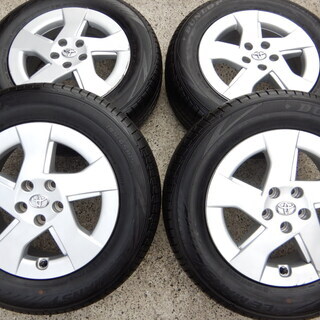 プリウス純正 15インチ 溝たっぷりダンロップタイヤ付き プリウス