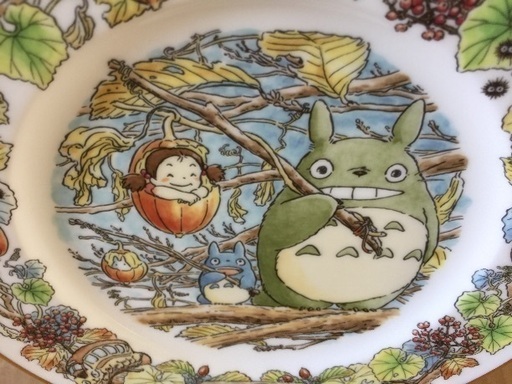 ノリタケ　トトロ　イヤリープレート　1999年　美品 ☆ ノリタケ となりのトトロ 1999年 イヤープレート イヤリープレート
