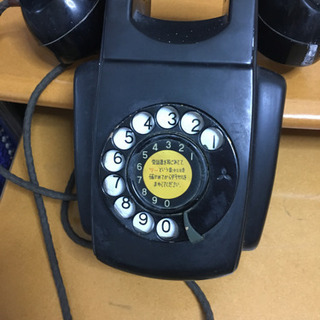 昭和レトロ 縦型黒電話
