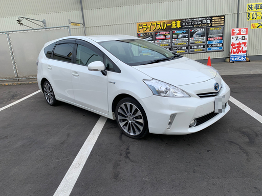 プリウスa パールホワイト 走行多 激安 五人乗り S Takedach 札幌のプリウスの中古車 ジモティー