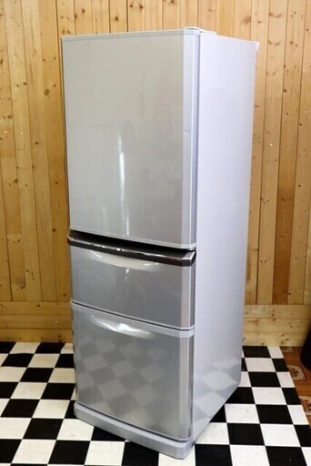 冷蔵庫 MITSUBISHI MR-C34ES-AS 2011年製 335L シルバー