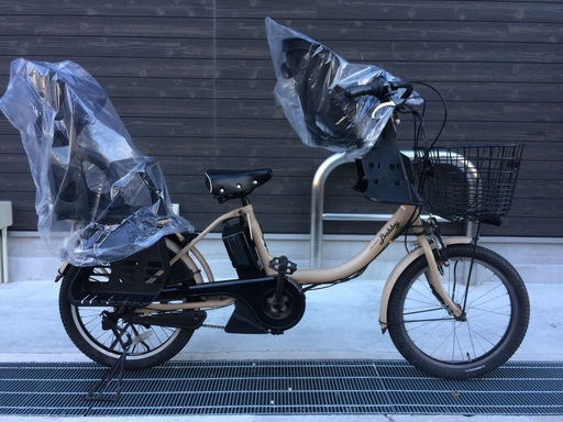地域限定　ヤマハ　パスバビー　三人乗り　新基準　20インチ　子供乗せ　12,8AH　ギュットミニ　アンジェリーノ　神戸市　電動自転車