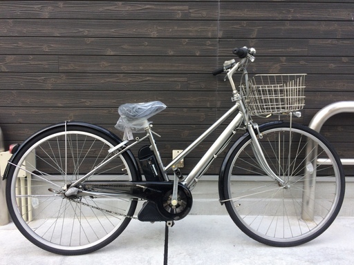 地域限定　ヤマハ　パス　シティ　リチウム　27インチ　シルバー　アシスタ　ビビ　神戸市　電動自転車