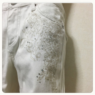 ご購入者様決定【nuovo×nuovo】ホワイトデニム スーパーベルボトム