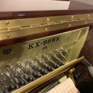 9月10日まで 2017年購入 KAWAI アップライトピアノ KX-98 WN 
