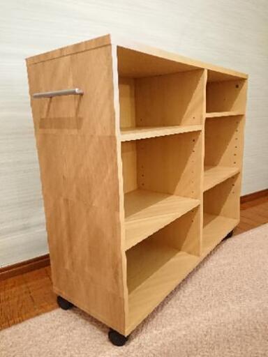 キャスター付き 本棚 収納だな 細長い 大容量収納 Dvd 本 収納 You 新長田の家具の中古あげます 譲ります ジモティーで不用品の処分