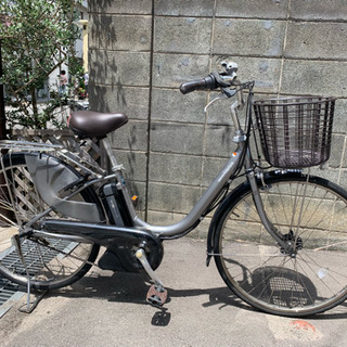 電動アシスト自転車ヤマハPAS natura26インチ 4Ah グレー色電動自転車