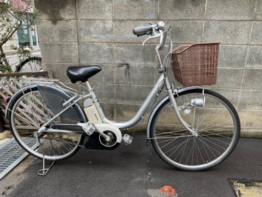 電動アシスト自転車 ヤマハPAS 26インチシルバー6Ah 電動自転車