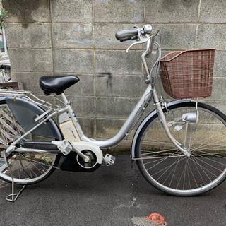 電動アシスト自転車 ヤマハPAS 26インチシルバー6Ah 電動自転車