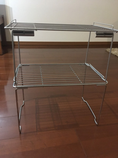 ステンレス コの字ラック 2個セット まる 草津の収納家具 スチールラック の中古あげます 譲ります ジモティーで不用品の処分
