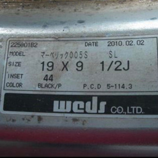 再投稿★マーベリック19インチホイール