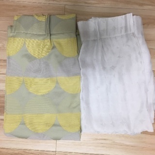 unico TAYSIKUU YELLOWカーテン&レース セット