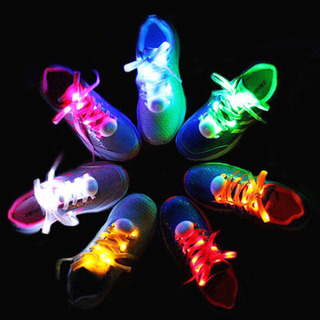 光る靴紐 LED靴ひも アクセサリー イベント LEDライト ウ...