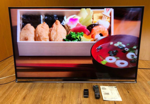 ★美品★大画面★65v型 Panasonic VIERA 音声タッチパッドリモコン付き 65インチTH-65AX800 4K 2014年製（571）AKARI