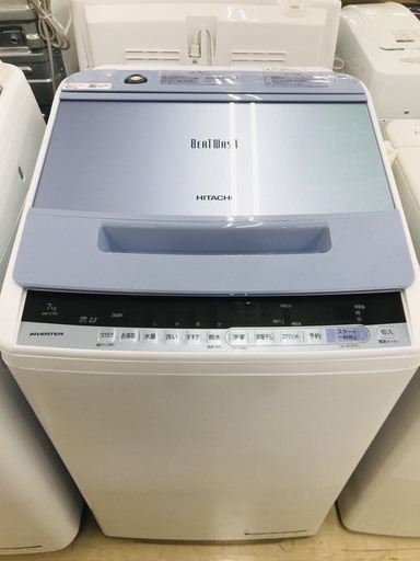 1年間動作保証対応 2019年製 HITACHI 7.0Kg 洗濯機 【トレファク上福岡】