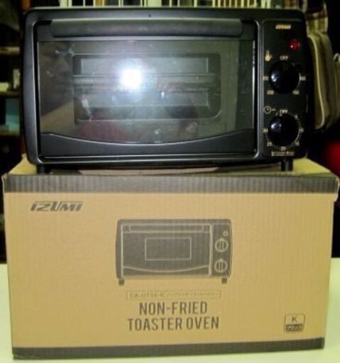 リサイクルショップスターズ城西店 17年製イズミca Ot56 Kノンフライオーブントースターブラック E R ｅスターズ 鹿児島中央のキッチン家電 オーブントースター の中古あげます 譲ります ジモティーで不用品の処分