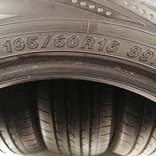 195/60R16 良質ノーマルタイヤ 4本代金＋工賃＋廃タイヤ処分 込々 
