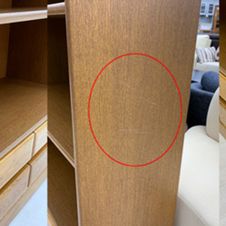 札幌発 国産 浜本工芸 引き出し付き 書棚 本棚 多目的棚 オープンラック シェルフ 横幅85cm×奥行き35cm×高さ180cm