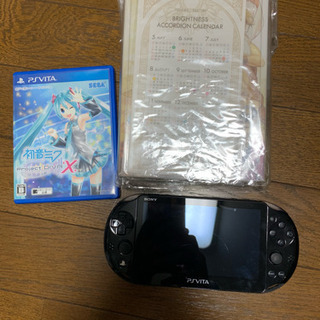 PSVita本体とソフト2点