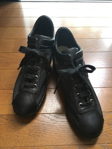 ルコライン  黒メッシュスニーカー  新品