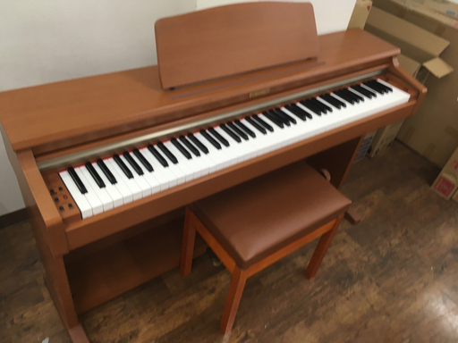 【美品】KAWAI電子ピアノ CN21C【無料配送可能】 電子ピアノ KAWAI CN21C 2007年製 中古 チェリー調 ブラウン