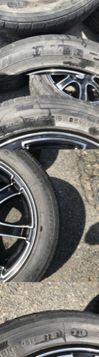 社外ホイール4本セット 195/55r15 15X6.5J ET35 4X100 ○PIAA ピア