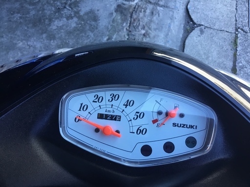 【引き取り先が決まりました】アドレスＶ５０　バッテリー新品付　新車みたい　走行１１００キロ台！ 引き取り先が決まりました】アドレスV50 バッテリー新品付 新車