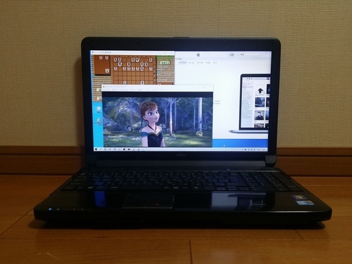 【けっこうきれい】Windows10 Core i3 富士通ノートパソコン 麻雀、将棋ソフト付き！ USBマウスプレゼント中 (15.6型 i3-350M Office2016)