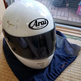 Arai製ヘルメット　スモーク&クリアバイザー付き