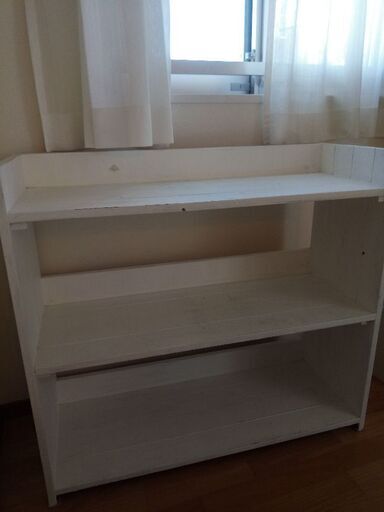大幅値下げ棚カントリーフレンチカラーボックスdiy かほりん 伊丹の収納家具 棚 シェルフ の中古あげます 譲ります ジモティーで不用品の処分