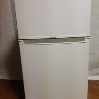 ハイアール　2ドア冷凍冷蔵庫JR-N85A(W)16年製美品 配...