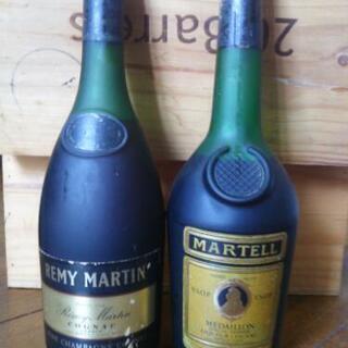 古酒ブランデー２本 REMY MARTIN ＆ MARTEL