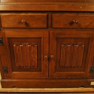 0626 ライティングビューロ MORIYA WOODLAND FURNITURE 木製 デスク 机