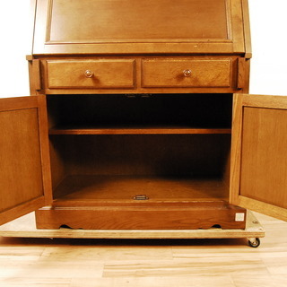 0626 ライティングビューロ MORIYA WOODLAND FURNITURE 木製 デスク 机 書斎机 幅87.5cm 高さ109cm 愛知県岡崎市 直接引取可　アントレ 0626 ライティングビューロ MORIYA WOODLAND FURNITURE 木製 デスク 机