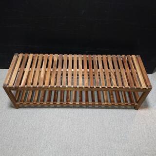 木製格子状ローボード台