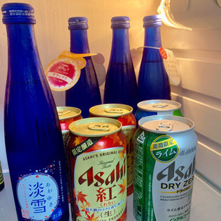 日本酒スパークリングワイン・ビール・缶チューハイあげます