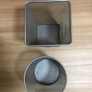IKEA  シルバー ゴミ箱 (2個セット)