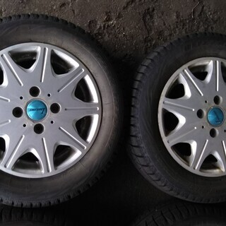 値下げしました。バリ山 スタッドレス・ホイールセット4本 13  