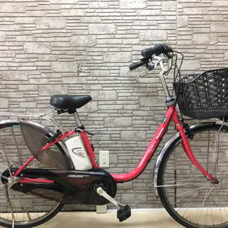 東京23区配達無料  新基準 Panasonic パナソニック  ビビDX 10Ah リチウム  電動自転車 中古 26