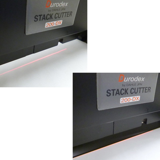 美品 デューロデックス 裁断機 200-DX スタックカッター 裁断厚18mm A4ヨコ対応 ブラック 自炊裁断機 ☆ PayPay(ペイペイ)決済可能 ☆ 札幌市 清田区 平岡