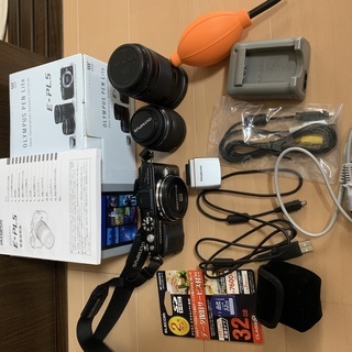 OLYMPUS E-PL5 ダブルズームキット　タイプC対応充電機付き オリンパス OLYMPUS PEN Lite E-PL5 ダブルズームキット