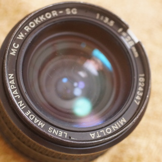 MCロッコール　28mmF3.5　ジャンク　フィルムカメラ　レンズ