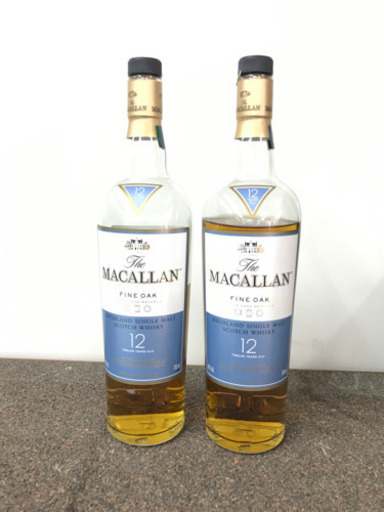 MACAKLLAN ウィスキー  12年  2本