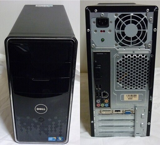 デスクトップ型PC：DELL Inspiron 580